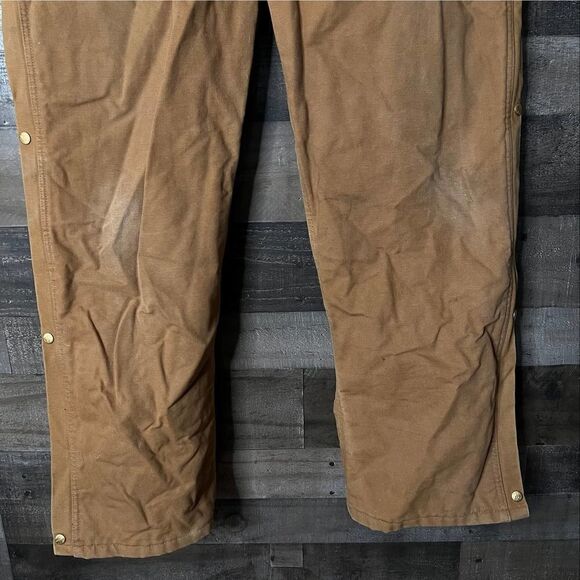 VTG Carhartt Quilt Lined 1989 Coveralls 48T - Picture 6 of 11